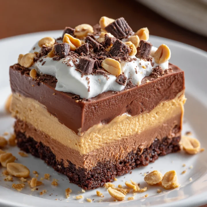 Chocolate Peanut Butter Layer Dessert