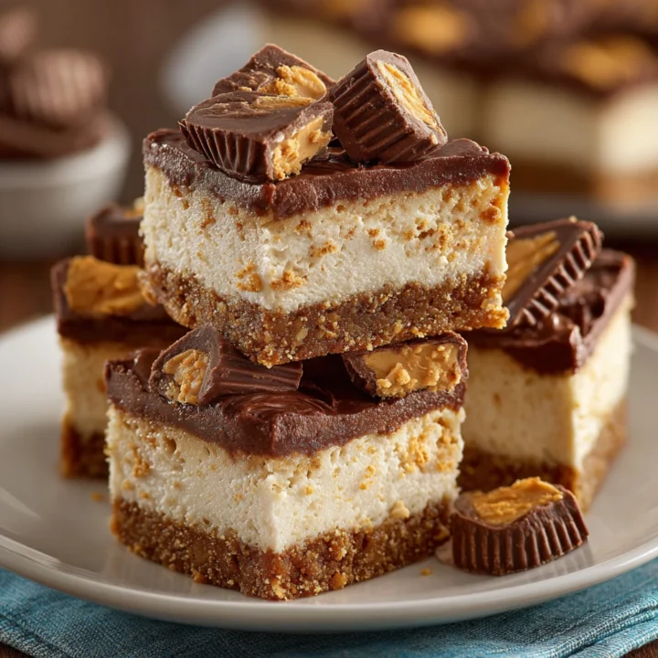 Reeses Cheesecake Bars Dessert Recipe