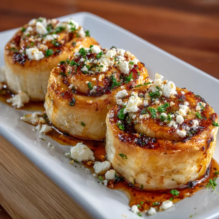 Chili Honey Feta Rolls Recipe