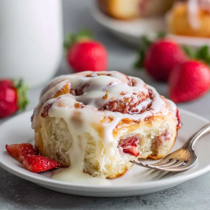 Strawberry Cheesecake Cinnabon Rolls Recipe
