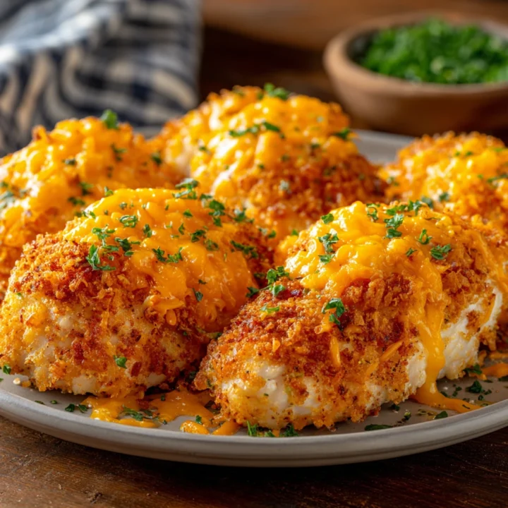 Crispy Cheddar Chicken Recipe