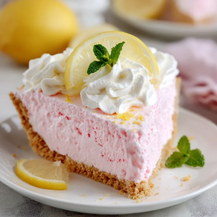 Pink Lemonade Ice Cream Pie