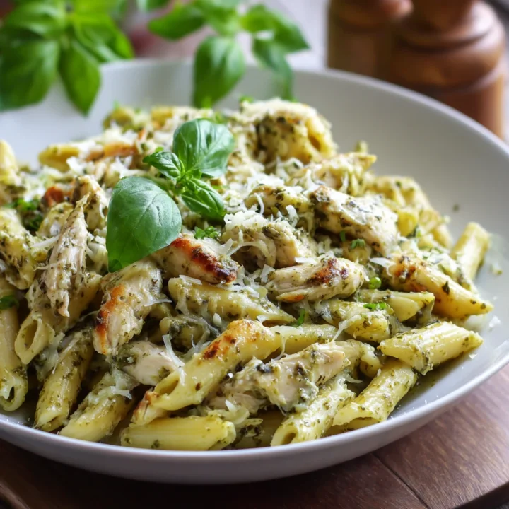 Creamy Chicken Pesto Pasta Recipe