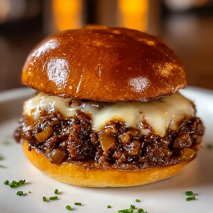 French Onion Beef Sloppy Joes