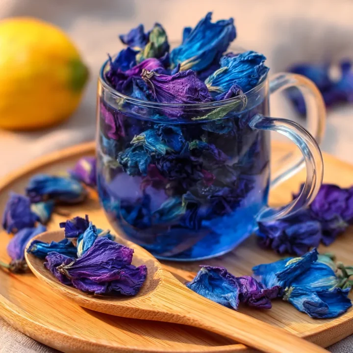 Dried Butterfly Pea Flower Tea