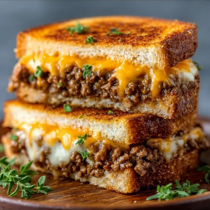 Cheesy Ground Beef Melt Recipe