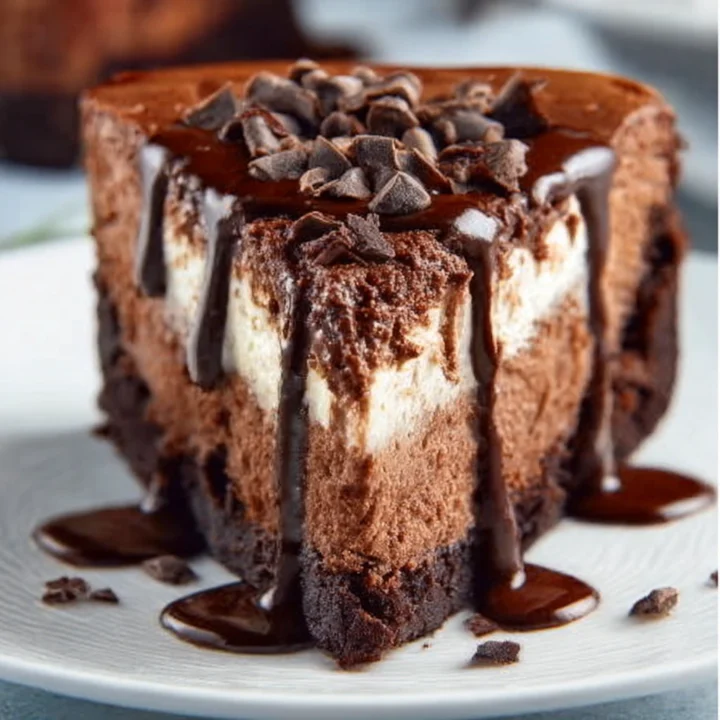 Ultimate Hot Fudge Brownie Cheesecake