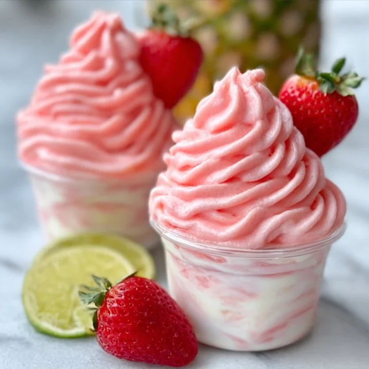Strawberry Dole Whip Dessert Recipe