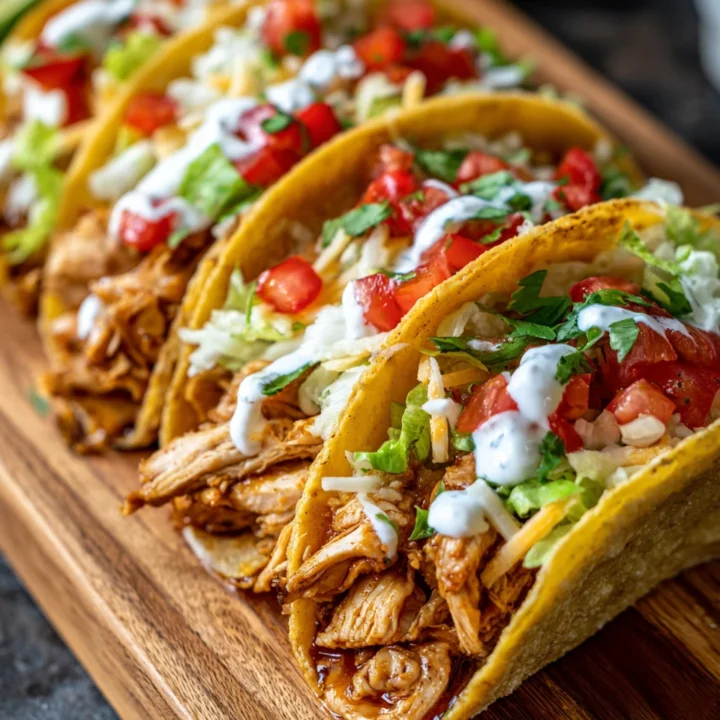 Easy Smash Chicken Taco Recipe