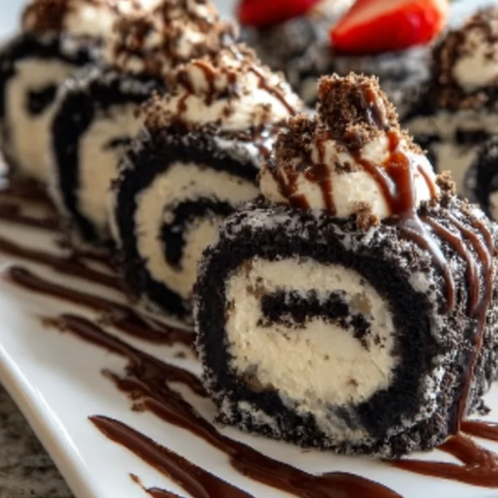 No Bake Oreo Cheesecake Sushi