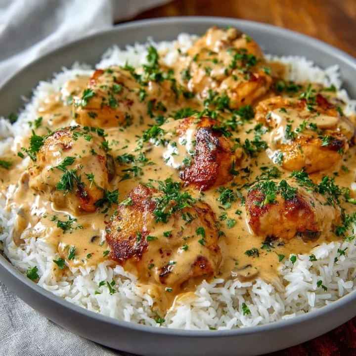 Best Smothered Chicken Rice Recipe